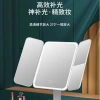 Three-sided led makeup mirror desktop with light filling mirror, makeup table mirror, shell mirror gift Specification image